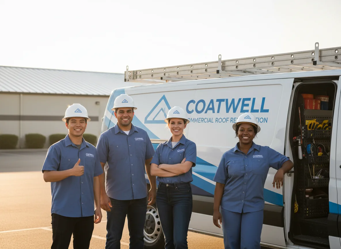 Commercial roof coating company in Newark, TX
